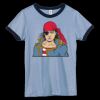 Bella Women's Heather Ringer T-Shirt Thumbnail