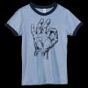 Bella Women's Heather Ringer T-Shirt Thumbnail