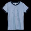 Bella Women's Heather Ringer T-Shirt Thumbnail