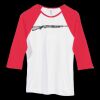 Bella Women's Baby Rib Contrast 3/4-Sleeve Raglan T-Shirt  Thumbnail